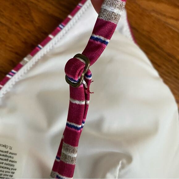 Tigerlily $98 Pushti Argentina Boho Tassel Bikini Top US 10 NWOT - Picture 7 of 9